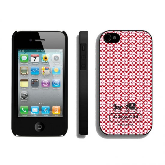 Coach In Confetti Signature Red iPhone 4 4S Cases AIS | Women